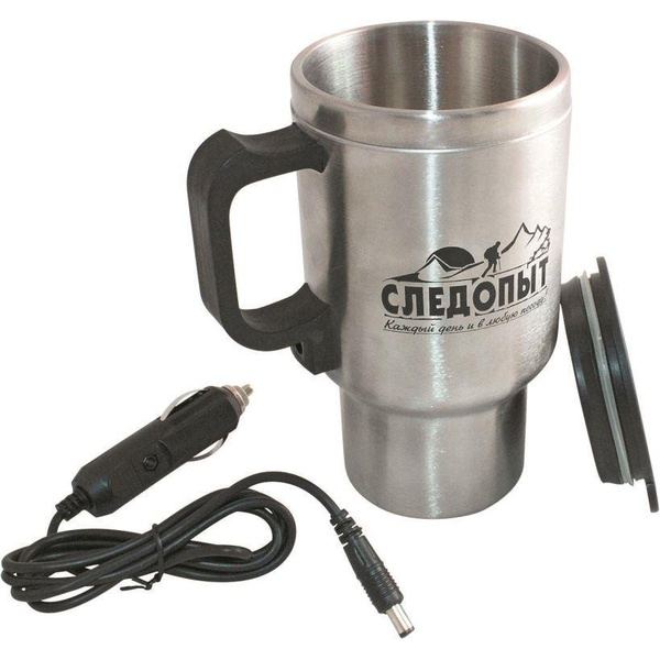 Автокружка Следопыт с подогревом от прикуривателя