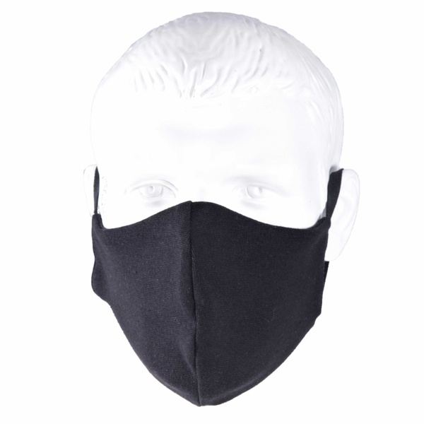 Маска Keotica двухслойная, 100% хлопок черная