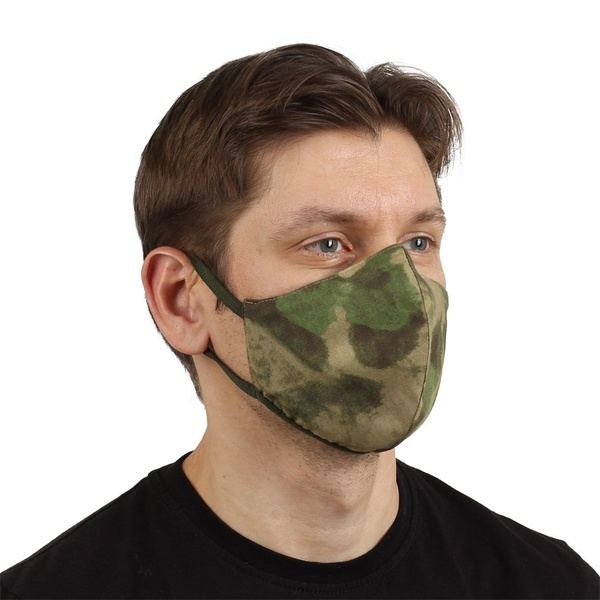 Маска защитная Сплав двухслойная мох