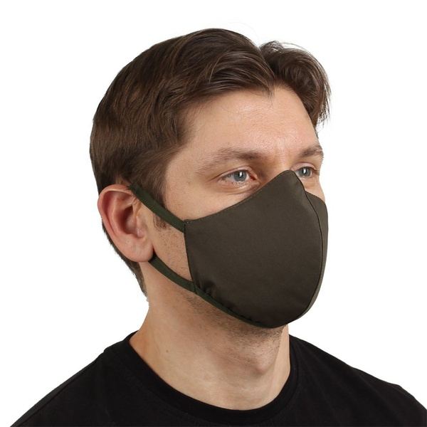 Маска защитная Сплав двухслойная олива