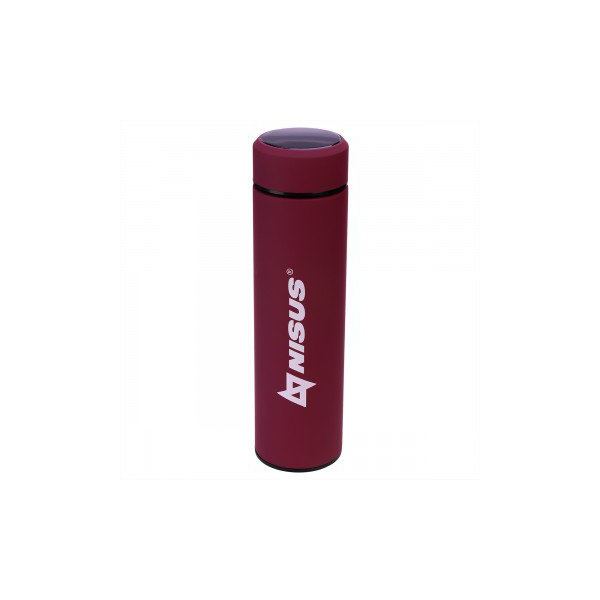 Термос Nisus N.TM-049-R (с термодатчиком, 0.45 л) красный