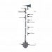 Лопата Helios HS-SK-051 складная многофункциональная + топор (78,7 см)